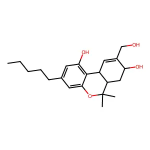 8beta,11-Dihydroxy-delta(9)-thc structure