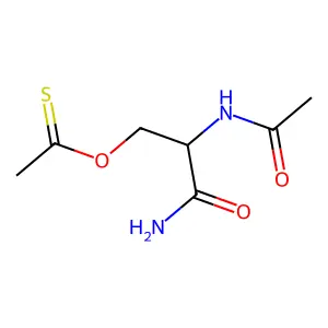 N,S-Diacetylcysteinamide structure
