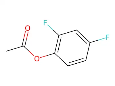 2,4-Difluorophenyl acetate structure