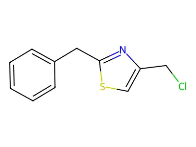 2-Benzyl-4-chloromethylthiazole structure