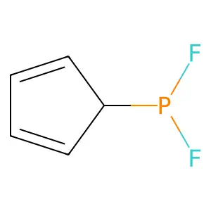 Phosphonous difluoride, 2,4-cyclopentadien-1-yl- structure