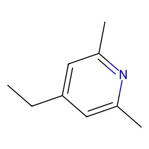 4-Ethyl-2,6-dimethylpyridine structure