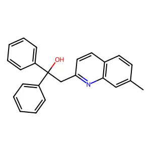 2-(7-Methylquinolin-2-yl)-1,1-diphenylethan-1-ol structure