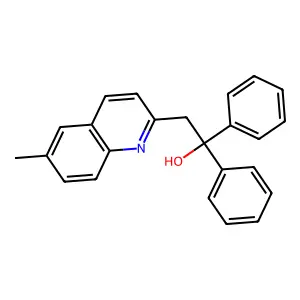 2-(6-Methylquinolin-2-yl)-1,1-diphenylethanol structure