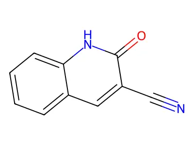 2-Oxo-1,2-dihydroquinoline-3-carbonitrile structure