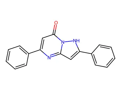 2,5-Diphenylpyrazolo[1,5-a]pyrimidin-7-ol structure