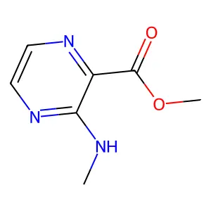 Methyl 3-(methylamino)pyrazine-2-carboxylate structure