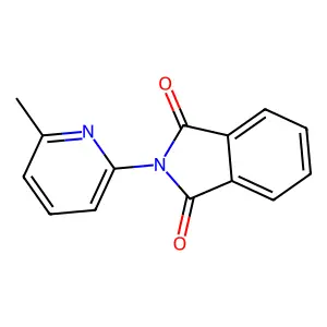 6-Methyl-2-(phthalimido)pyridine structure