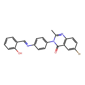 C22H16BrN3O2 structure
