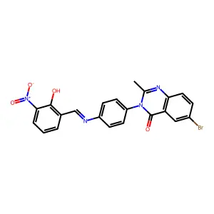 C22H15BrN4O4 structure