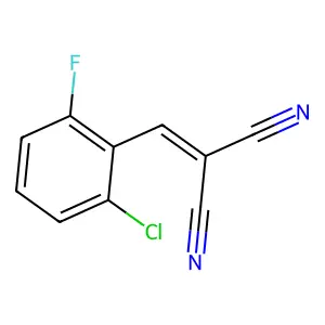 2-Chloro-6-fluorobenzalmalononitrile structure