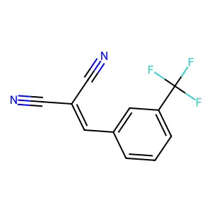 Malononitrile, (3-trifluoromethylbenzylidene)- structure