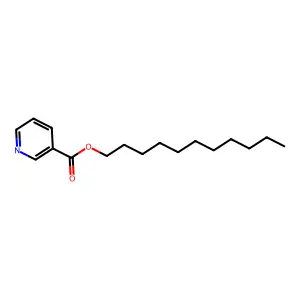 烟酸十一烷酯 structure