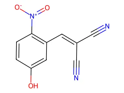 2-[(5-Hydroxy-2-nitrophenyl)methylidene]propanedinitrile structure