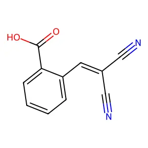 2-(2,2-Dicyanovinyl)benzoic acid structure