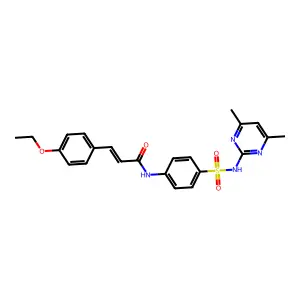 C23H24N4O4S structure