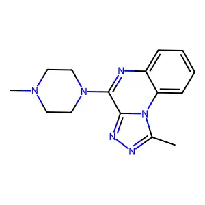 1-Methyl-4-(4-methylpiperazin-1-yl)-[1,2,4]triazolo[4,3-a]quinoxaline structure