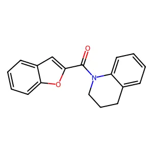 Benzo[d]furan-2-yl 1,2,3,4-tetrahydroquinolyl ketone structure