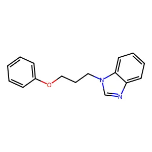 1-(3-phenoxypropyl)-1H-benzo[d]imidazole structure