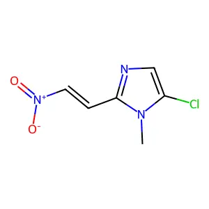 Imidazole, 5-chloro-1-methyl-2-(2-nitrovinyl)- structure