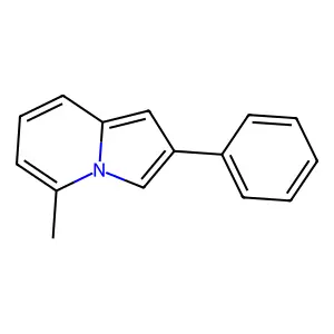 5-Methyl-2-phenyl-indolizine structure
