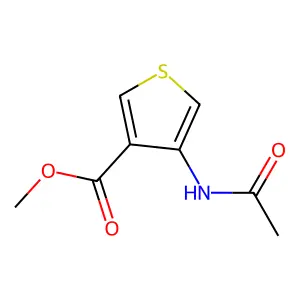 Methyl 4-acetamidothiophene-3-carboxylate structure
