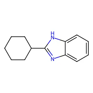 2-cyclohexyl-1H-1,3-benzodiazole structure