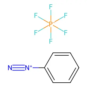Benzenediazonium, hexafluorophosphate(1-) (1:1) structure