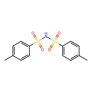 Benzenesulfonamide, 4-methyl-N-((4-methylphenyl)sulfonyl)- structure