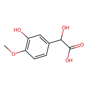 2-羟基-2-(3-羟基-4-甲氧基苯基)乙酸 structure