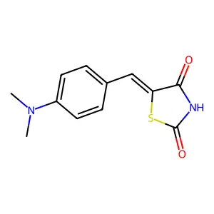 2,4-Thiazolidinedione, 5-[[4-(dimethylamino)phenyl]methylene]- structure