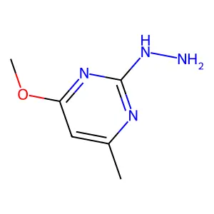 2-Hydrazinyl-4-methoxy-6-methylpyrimidine structure