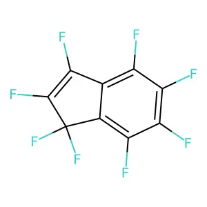 1H-Indene, 1,1,2,3,4,5,6,7-octafluoro- structure
