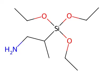2-(Triethoxysilyl)propylamine structure