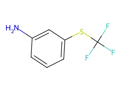 3-((Trifluoromethyl)thio)aniline structure