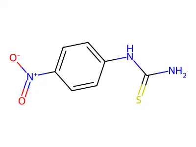 (p-Nitrophenyl)thiourea structure