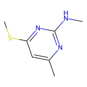 N,4-Dimethyl-6-(methylthio)pyrimidin-2-amine structure