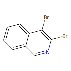 3,4-Dibromoisoquinoline structure