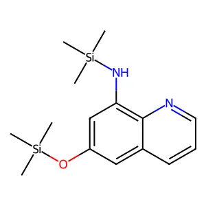 N-(Trimethylsilyl)-6-[(trimethylsilyl)oxy]-8-quinolinamine structure