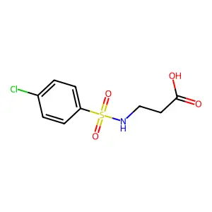 3-[(4-Chlorophenyl)sulfonylamino]propanoate structure