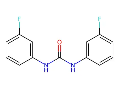1,3-Bis(3-fluorophenyl)urea structure