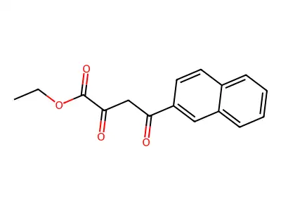 Ethyl 4-(naphthalen-2-yl)-2,4-dioxobutanoate structure