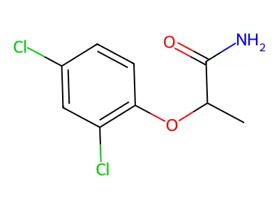 2-(2,4-Dichlorophenoxy)propionamide structure