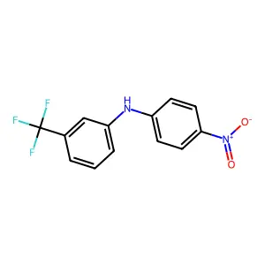 N-(4-Nitrophenyl)-3-(trifluoromethyl)benzenamine structure