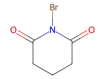 1-Bromopiperidine-2,6-dione structure