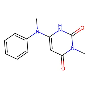 2,4(1H,3H)-Pyrimidinedione, 3-methyl-6-(methylphenylamino)- structure