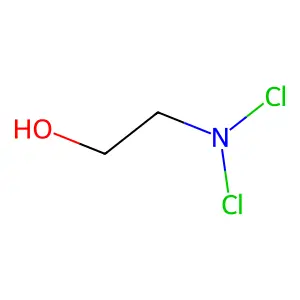Ethanol, 2-(dichloroamino)- structure