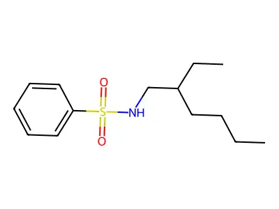 N-(2-ethylhexyl)benzenesulfonamide structure