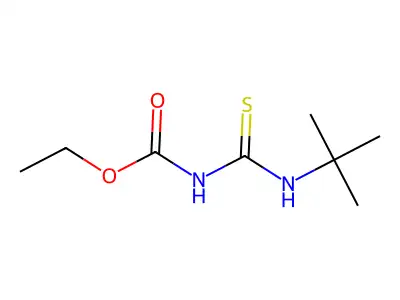 ethyl N-(tert-butylcarbamothioyl)carbamate structure