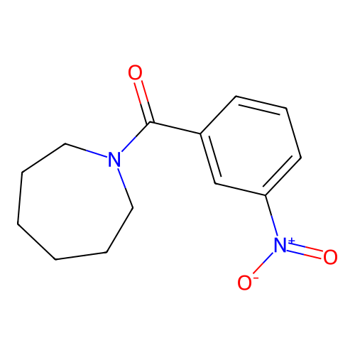 Azepan-1-yl(3-nitrophenyl)methanone structure